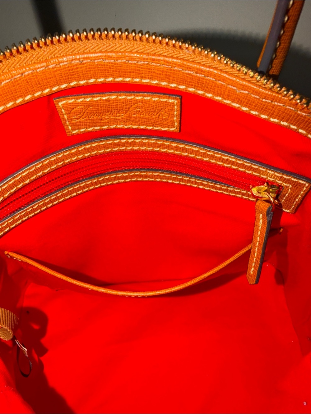 ‼️Dooney & Bourke Domed Leather Satchel Crossbody Bag - Picture 11 of 11
